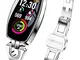 i-Bike CB-1017, Smartwatch con Display a Colori Unisex Adulto, Silver