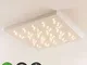Plafoniera LED 'Mahina' dimmerabile a controllo remoto (Moderno) colore Bianco, in Metallo...