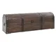vidaXL Legno Massello Baule Stile Vintage Contenitore Cassapanca Stoccaggio