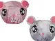 PrettyDate, 2 cuffie da doccia impermeabili doppio strato con elastico, per bambini (rosa,...