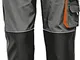 Stenso des-Emerton® - Pantaloni da Lavoro - Uomo - Grigio/Nero/Arancione - 52