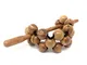 Fermacapelli con perle in vero legno d'ulivo (12mm) - fatto a mano - gioielli in legno - g...