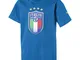 PUMA Bambini FIGC Italia Badge Tee Jr Shirt, Unisex - Bambini, Maglietta, 752869 01, Blu -...