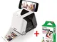 KiiPix Kit Stampante fotografica per Smartphone con pellicola Fujifilm Instax Mini (10 fot...