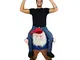 Bodysocks® Costume da Gnomo a Cavalluccio (Carry Me) per Adulti
