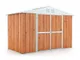 Notek Srl Box in Acciaio Zincato Casetta da Giardino in Lamiera 3.27 x 1.55 m x h2.15 m -...