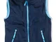 Playshoes Fleece-Weste Farbig abgesetzt Gilet, Blu (Marine 11), 6 Anni (116 cm) Bambini e...