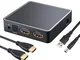 ESYNiC 4K HDMI Audio Extractor Supporta 3D 2.0CH 5.1CH 7.1CH Convertitore HDMI a HDMI Tosl...