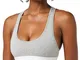 Calvin Klein Modern Cotton-Bralette Corsetto, Grey Heather, Large Donna