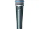 Shure Beta 57A - Microfono, 50 - 16000 Hz, Cardioid Microphone, Xlr-3, Wired, Blu