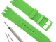 Sostituzione Impermeabile Silicone Gomma Orologio Cinghia Orologio Cinturino per Swatch (1...