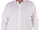 Maxfort Camicia London Taglie Forti Uomo - Bianco, 6XL