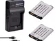 Newmowa EN-EL19 Batteria (confezione da 2) e Portable Micro USB Caricatore kit per Nikon E...