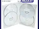Amaray - Custodia trasparente da 4 dischi (es. DVD); fornita in confezione a marchio Drago...