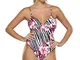 F**K Costume da Bagno Donna Monokini FK23-1563U Bianco