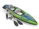 Intex 68306NP - Canoa Gonfiabile Challenger K2, 2 posti, con Accessori, PVC, Multicolore,...