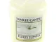 Yankee Candle Samplers Candele Votive Fluffy Towels, Cera, Bianco, 4.5 x 4.5 x 5.3 cm, 49...