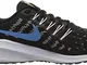 Nike Air Zoom Vomero 14, Scarpe da Corsa Uomo, Black/University Blue-White-Psychic Blue, 4...