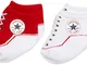 Converse 2 Pack Booties Calze, Rosso (Red), 0/6 mesi (Taglia Produttore: 0-6M) Unisex-Bimb...