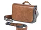 Olympus - Borsa in pelle OM‑D Messenger, colore: Marrone