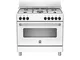 Bertazzoni La Germania Americana AMN905MFESWE cucina Piano cottura Bianco Gas B