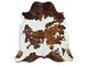 Sunshine Cowhides Tappeto di Pelle di Mucca Tricolore 220 x 200 cm TC1 – qualità Premium P...