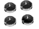 Copricerchione per Mercedes Benz, 4 pezzi, diametro: 75 mm, colore: nero, pezzo di ricambi...