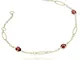 Generico Bracciale Bimba con Coccinelle Smaltate in Oro 9KT iGOLD BR03401000630