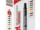 Pentel Pen N50 Marcatore Permanente Punta Conica Taschina 8 pz Colori Assortiti