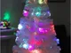 Christmas Concepts 3ft (36 inch) Albero di Natale Iridescente a Fibra Ottica con Luci a LE...