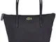 Lacoste - Borsa a tracolla NF0946PO Donna, Nero (WITHOUT COLOR 000), 24x25x14 cm (L x A x...