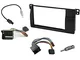 Sound Way Kit Montaggio Autoradio, Mascherina 2 DIN, Cavo Adattatore Connettore ISO, Adatt...