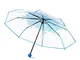Ombrello， Trasparente ombrellone Chiaro Ciliegia Blossom Fungo Apollo Sakura 3 Volte Ombr...