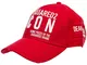 DSQUARED2 Cappello Baseball Icon Uomo Rosso