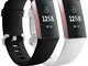 Faliogo 2 Pezzi Cinturino di Ricambio Compatibile con Fitbit Charge 3 Cinturino/Fitbit Cha...