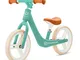 Kinderkraft Bicicletta FLY PLUS, Ultraleggero Bici Senza Pedali, Stile Retro, Magnesium, f...