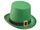WIDMANN 0483O - Saint Patrick's Cappello a Cilindro in Feltro, Verde, Taglia Unica