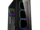 Sharkoon TG6 RGB, custodia per PC ATX, vetro temperato