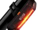 Luce Posteriore Bici USB Ricaricabile, LED Bicicletta Luce Fanale Posteriore Bici 6 modali...