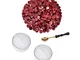 240 pezzi Octagon ceralacca bastoncini di perle con 1 pezzi rame cera fusione e 2 cucchiai...