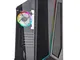 Noua Nexus P4 Black Case ATX per PC Gaming 0.45MM SPCC 3*USB3.0/2.0 Ventola RGB Addressabl...