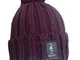 REFRIGUE Cappello con PON PON in Pelliccia Ecologica Cappello Articolo: R85047NAT2W (Borde...