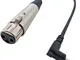 Keepdrum MC a 025 XJ – Cavo audio, 0,3 m da XLR femmina a TRS Mini Jack 3,5 mm per fotocam...