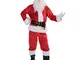 EraSpooky Uomo di qualità Professionale Babbo Natale Babbo Natale Suit Costume da Natale O...