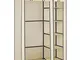 SONGMICS Armadio Cabina Guardaroba Appendiabiti in Acciaio Tessuto 175 x 110 x 45 cm Beige...