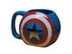 Marvel Avengers Captain America Shield tazza, ceramica, multicolore, 10 x 13 x 9 cm