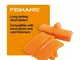 FISKARS Original Lame di ricambio per macchine tagliacarte, 2 Pezzi, Per tagli dritti, Ara...