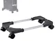 Adromy Supporto per PC Case Stand, Supporto per PC Case con rotelle Bloccabili, Regolabile...