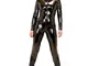 Wonder Pretty Donna Catsuit Catwoman Costume Sexy Ecopelle PVC Tuta Latice Latex Body Abit...