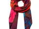 Desigual Foulard Sinergia Sciarpa, Rosso (Rojo Loft 3088), Unica (Taglia Produttore: U) Do...